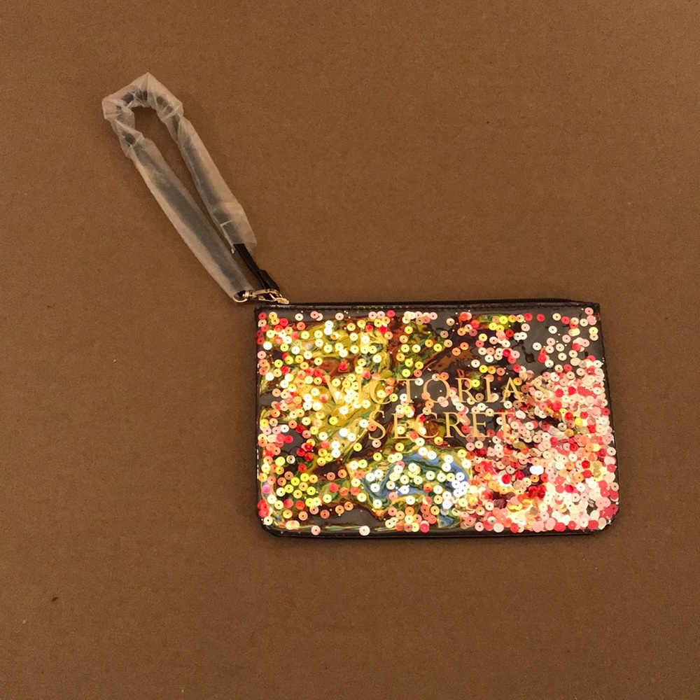 Victoria Secret sequin wristlet